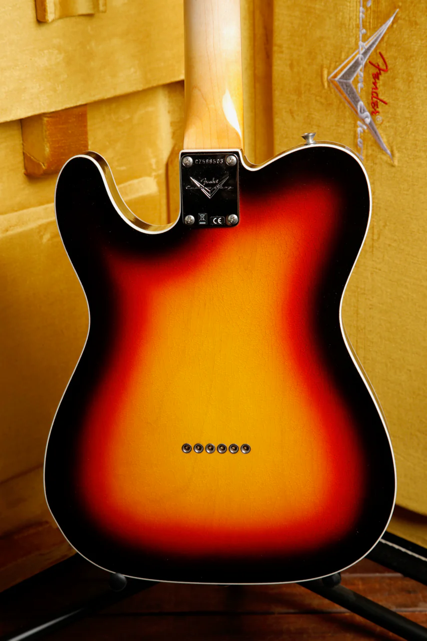 Fender Custom Shop 1965 Telecaster Custom Deluxe Closet Classic 3-Tone Sunburst - Image 12
