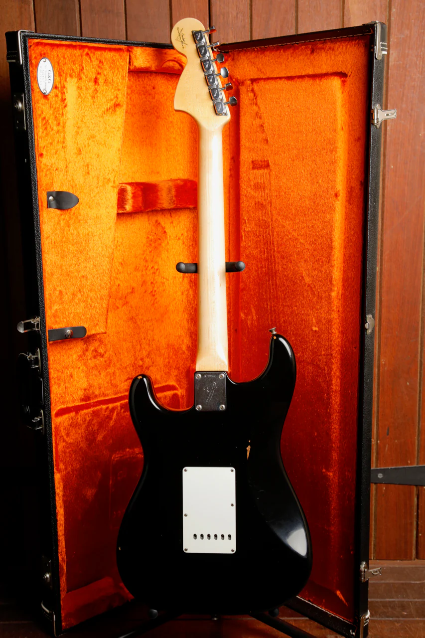 Fender Custom Shop 1970 Relic Stratocaster Black Electric Guitar 2015 Pre-Owned - Image 16