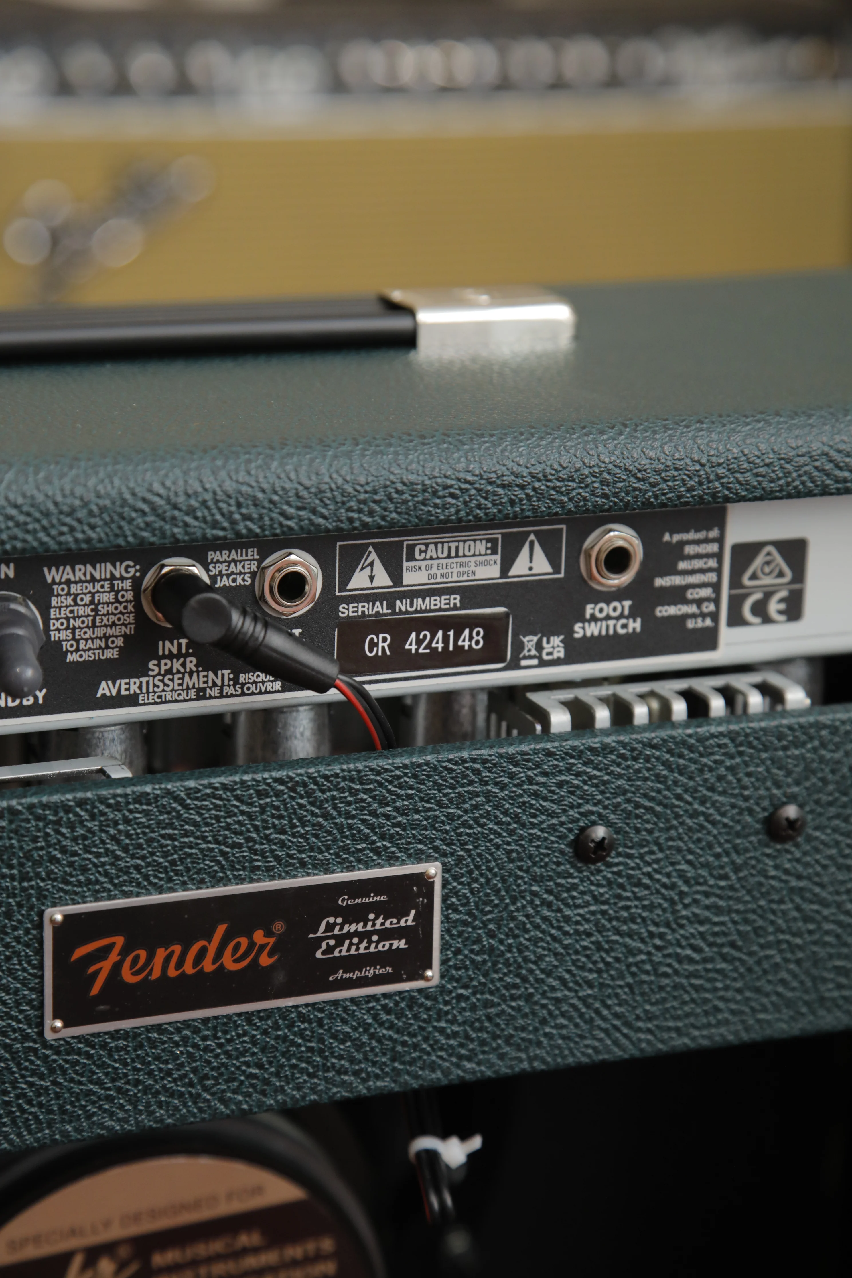 Fender FSR '65 Deluxe Reverb British Racing Green 1x12" Guitar Valve Amplifier Combo - Image 10