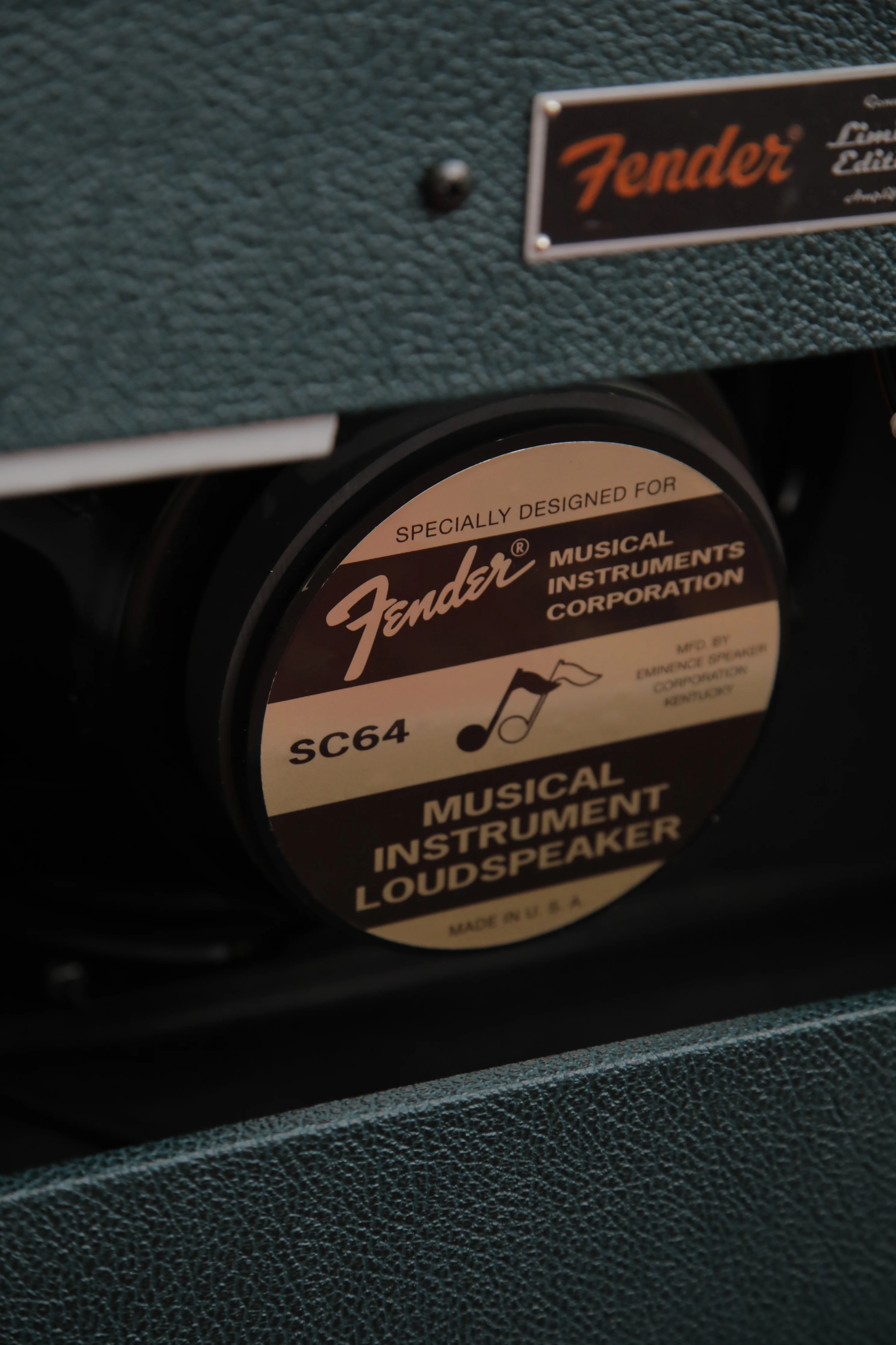 Fender FSR '65 Deluxe Reverb British Racing Green 1x12" Guitar Valve Amplifier Combo - Image 8