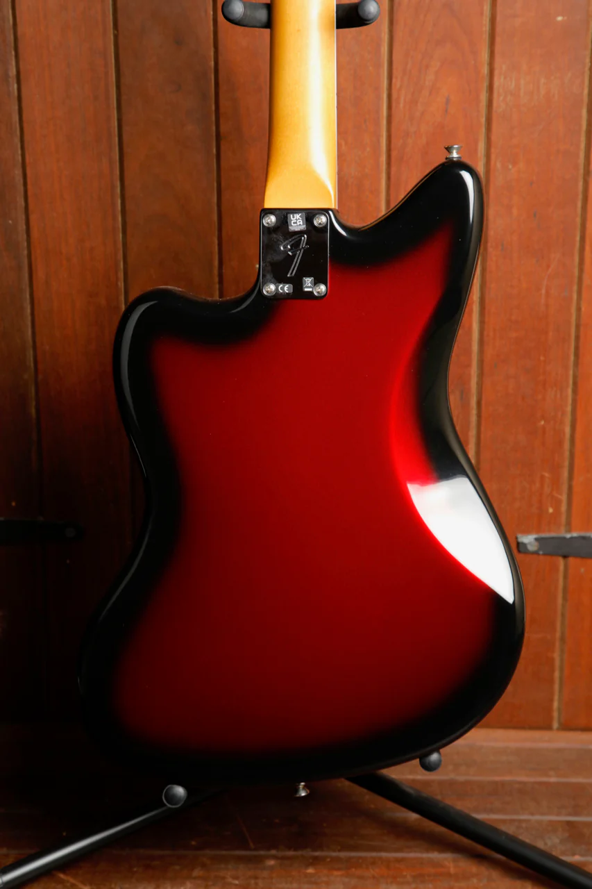 Fender Gold Foil Jazzmaster Candy Apple Burst Electric Guitar Pre-Owned - Image 11