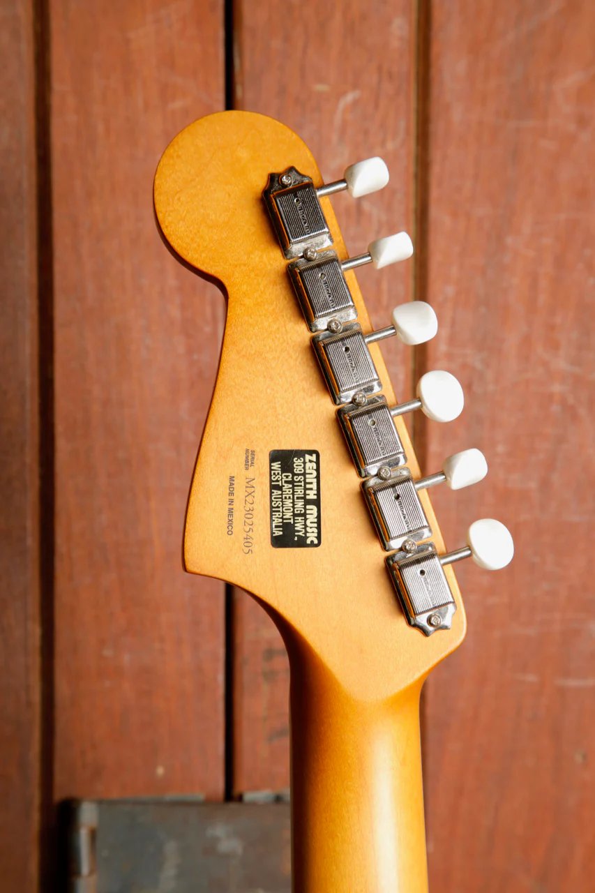 Fender Gold Foil Jazzmaster Candy Apple Burst Electric Guitar Pre-Owned - Image 13