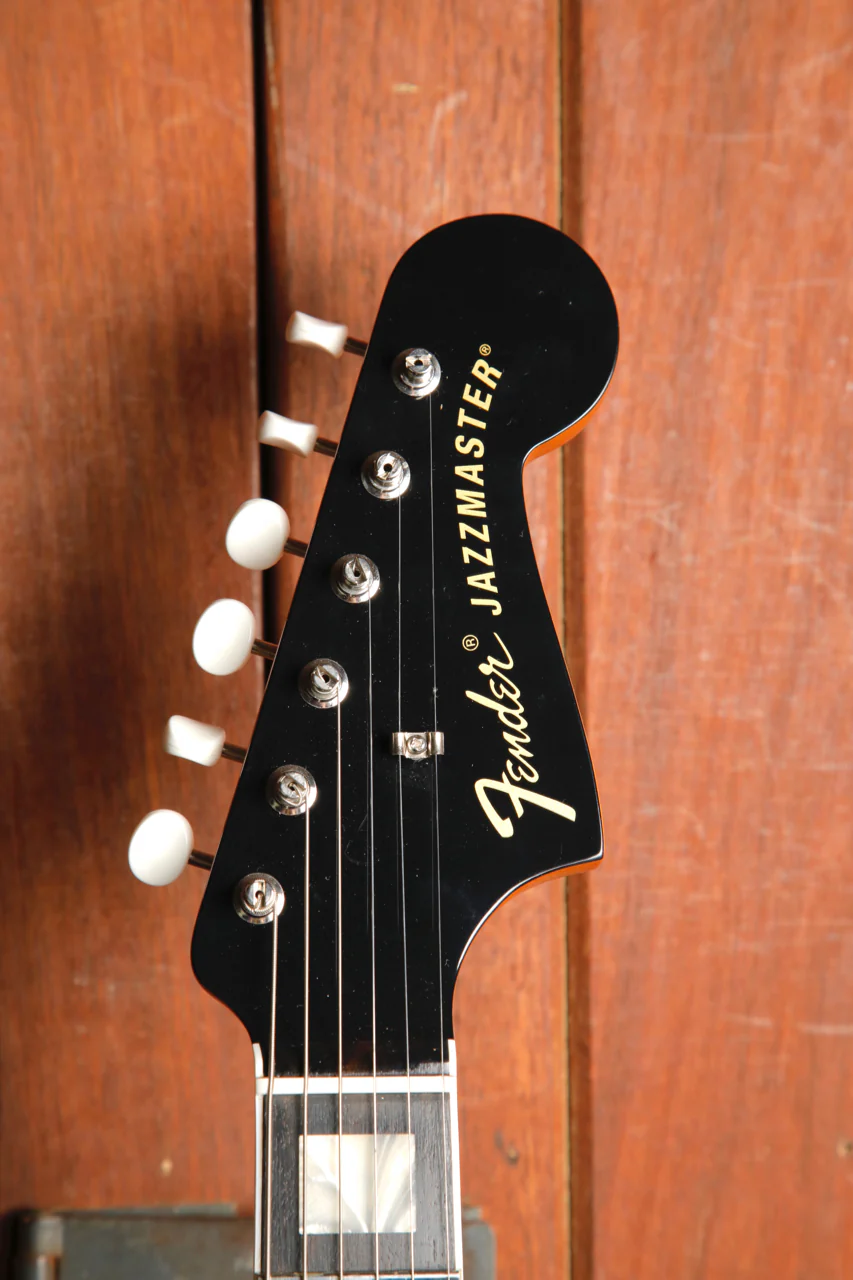 Fender Gold Foil Jazzmaster Candy Apple Burst Electric Guitar Pre-Owned - Image 3