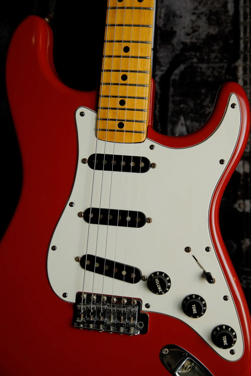 Fender International Series Stratocaster Morocco Red 1981 Vintage Guitar Pre-Owned - Image 3