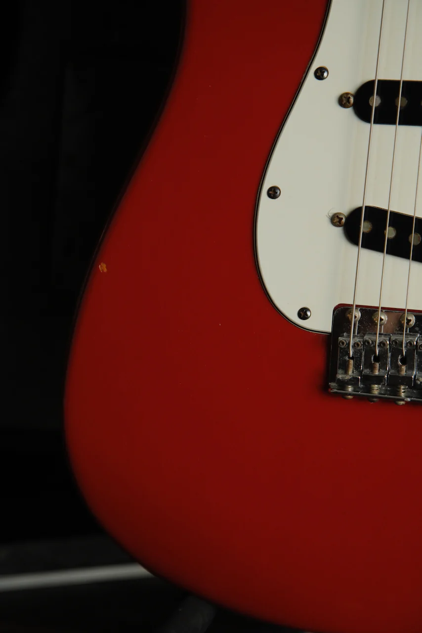 Fender International Series Stratocaster Morocco Red 1981 Vintage Guitar Pre-Owned - Image 4