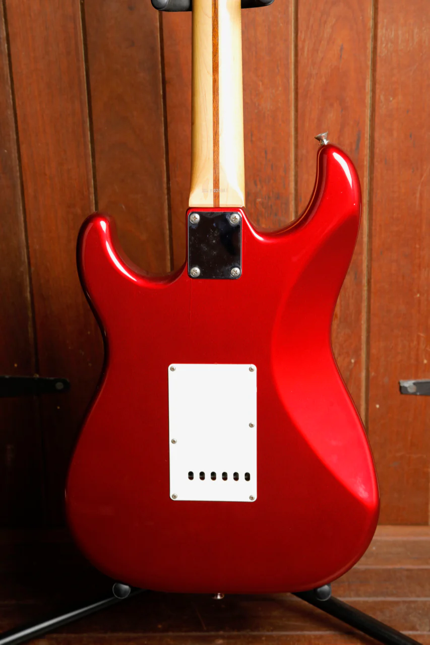 Fender Japan ST-43HM Stratocaster Candy Apple Red Electric Guitar 2004 Pre-Owned - Image 13