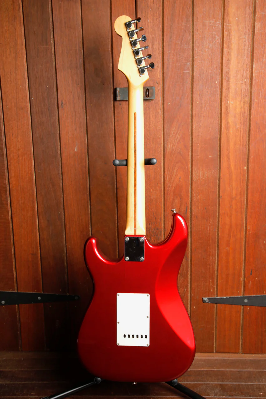Fender Japan ST-43HM Stratocaster Candy Apple Red Electric Guitar 2004 Pre-Owned - Image 14