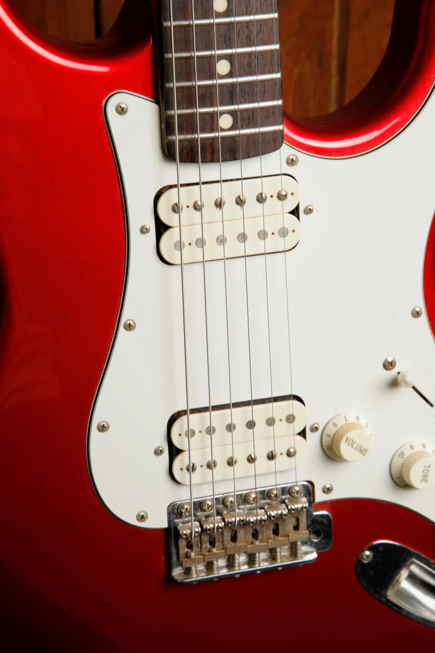 Fender Japan ST-43HM Stratocaster Candy Apple Red Electric Guitar 2004 Pre-Owned - Image 6