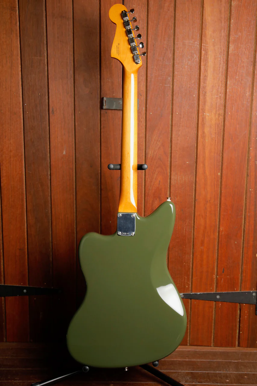 Fender Limited Edition Vintera II '50s Jazzmaster Olive Electric Guitar - Image 11