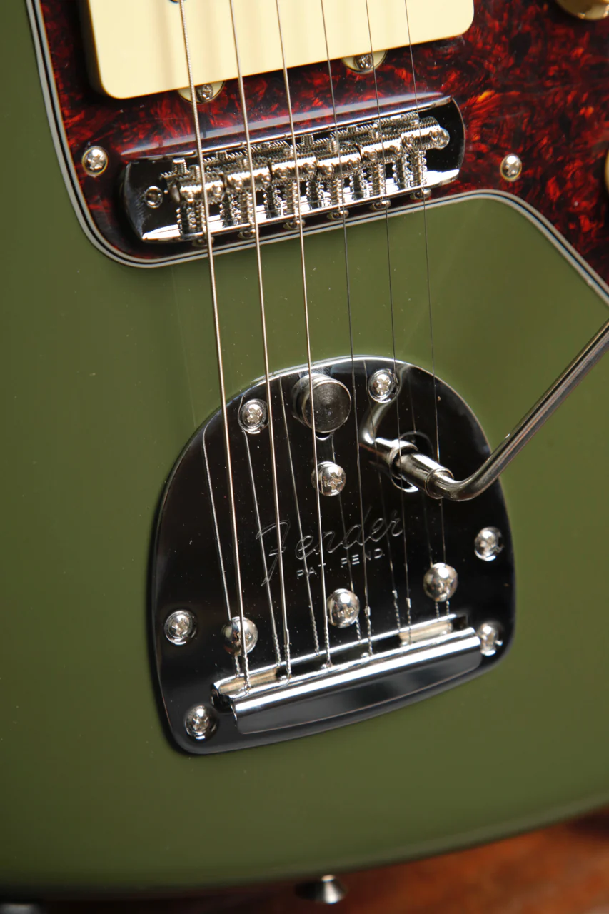 Fender Limited Edition Vintera II '50s Jazzmaster Olive Electric Guitar - Image 6
