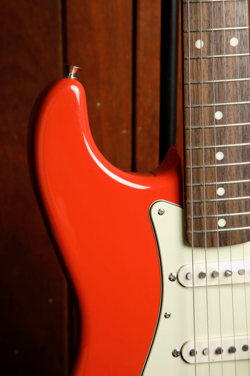 Fender Made in Japan Traditional '60s Stratocaster Fiesta Red Electric Guitar - Image 6