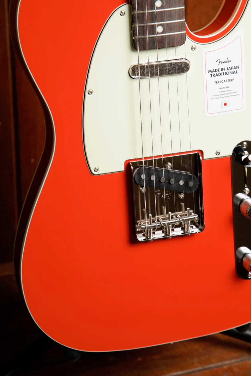 Fender Made in Japan Traditional '60s Telecaster Custom Fiesta Red Electric Guitar - Image 7
