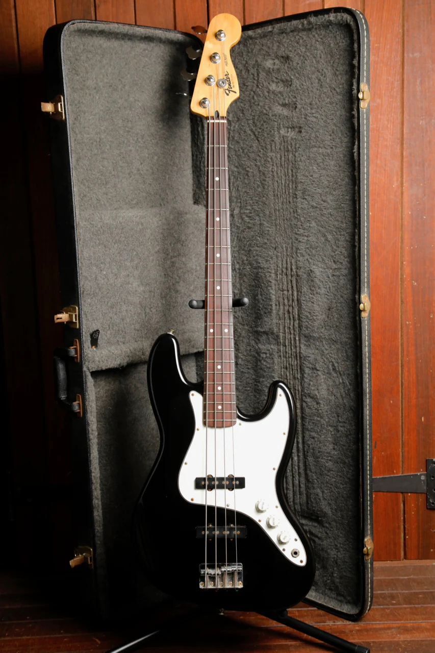 Fender Mexico Standard Jazz Bass Black 1997 Pre-Owned - Image 2