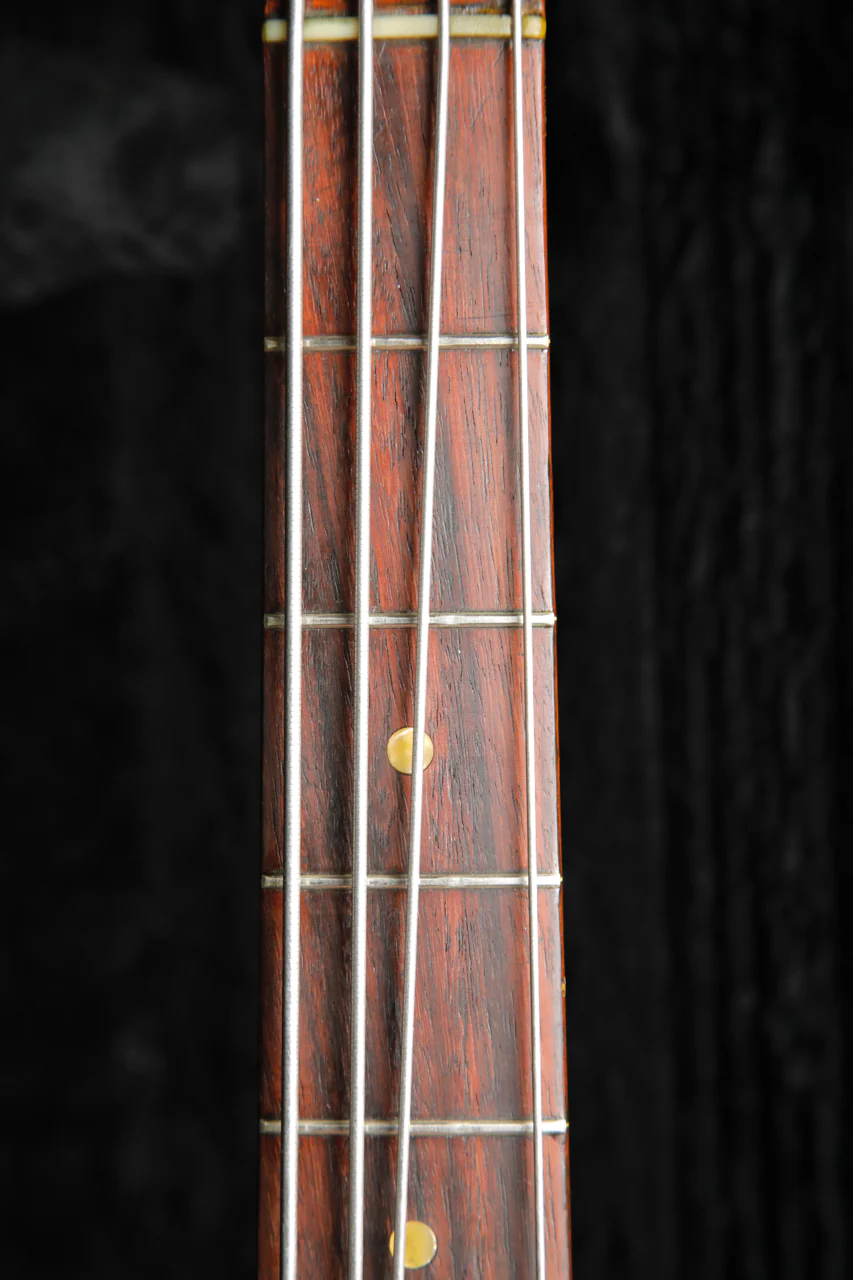 Fender Mustang Bass Guitar Torino Red Vintage 1966 Pre-Owned - Image 4