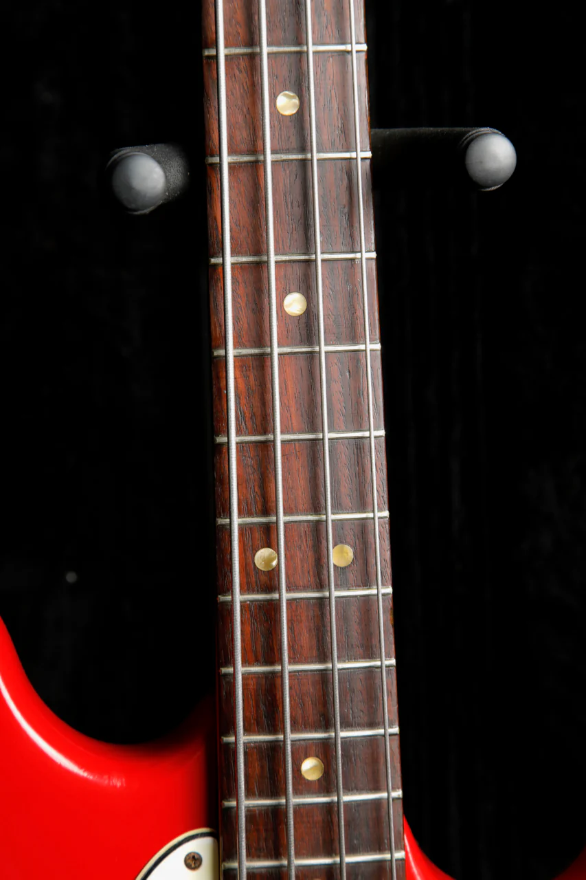 Fender Mustang Bass Guitar Torino Red Vintage 1966 Pre-Owned - Image 5