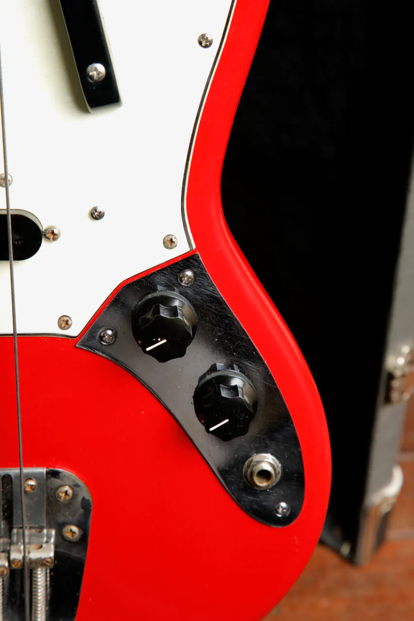 Fender Mustang Bass Guitar Torino Red Vintage 1966 Pre-Owned - Image 9