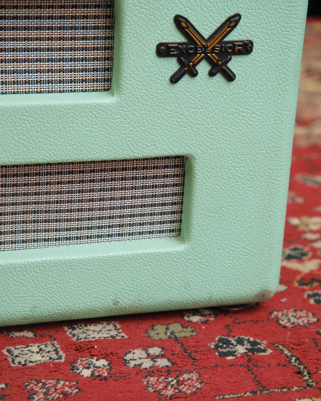 Fender Pawn Shop Special Excelsior 13W 1x15" Sea Foam Green Valve Guitar Combo Pre-Owned - Image 3