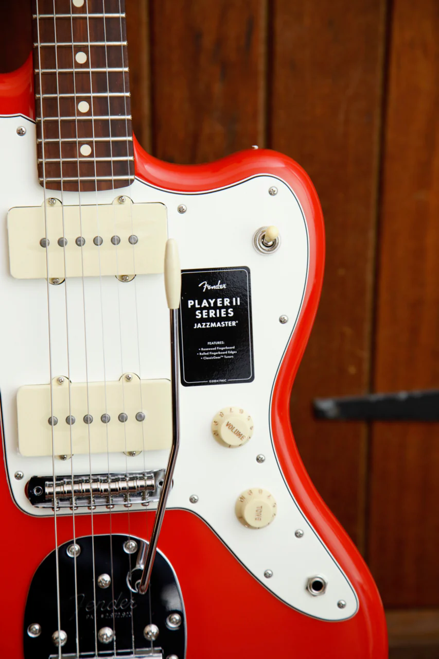 Fender Player II Jazzmaster Coral Red Electric Guitar - Image 5