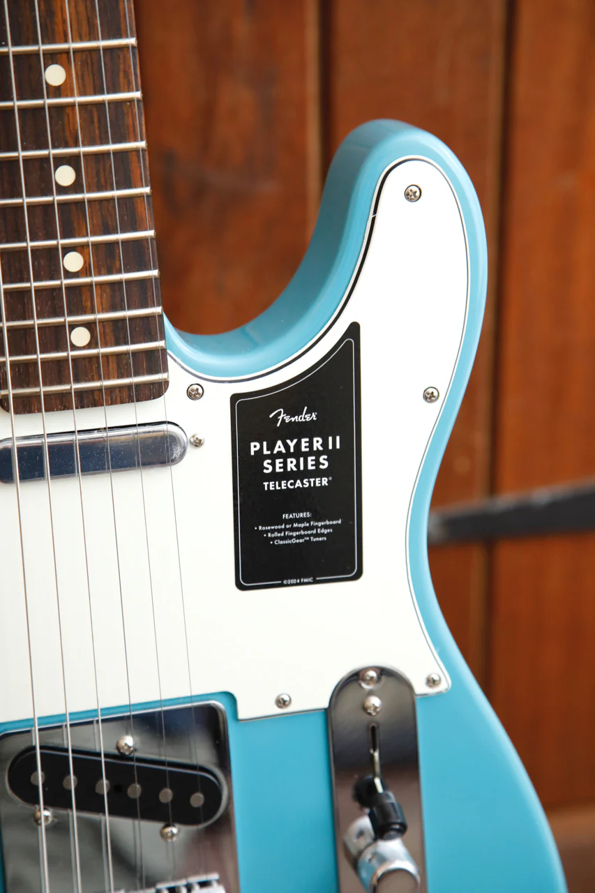 Fender Player II Telecaster Aquatone Blue Electric Guitar - Image 5