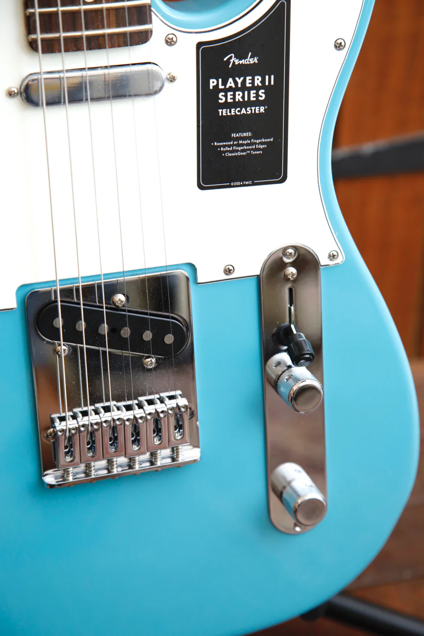 Fender Player II Telecaster Aquatone Blue Electric Guitar - Image 7