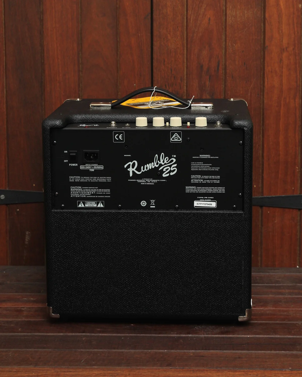 Fender Rumble 25 V3 Bass Amplifier Combo - Image 4