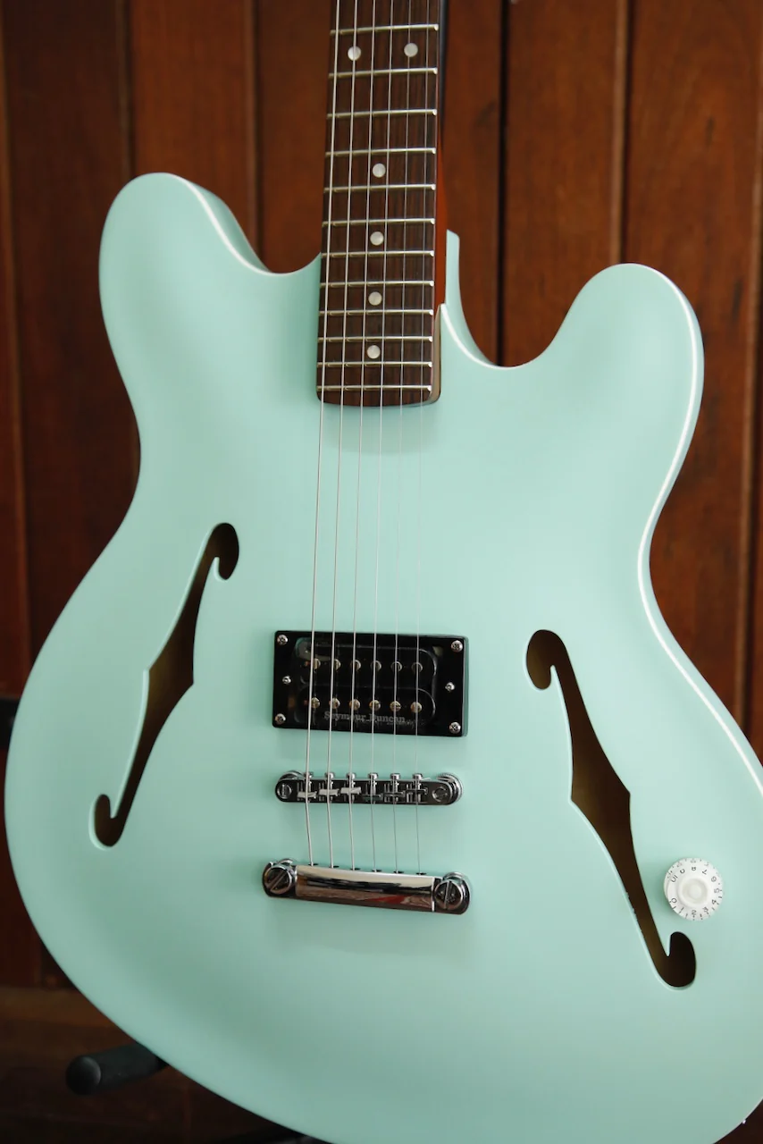 Fender Tom DeLonge Signature Starcaster Guitar Surf Green - Image 3