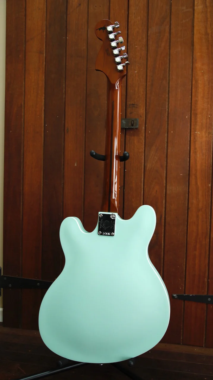 Fender Tom DeLonge Signature Starcaster Guitar Surf Green - Image 5