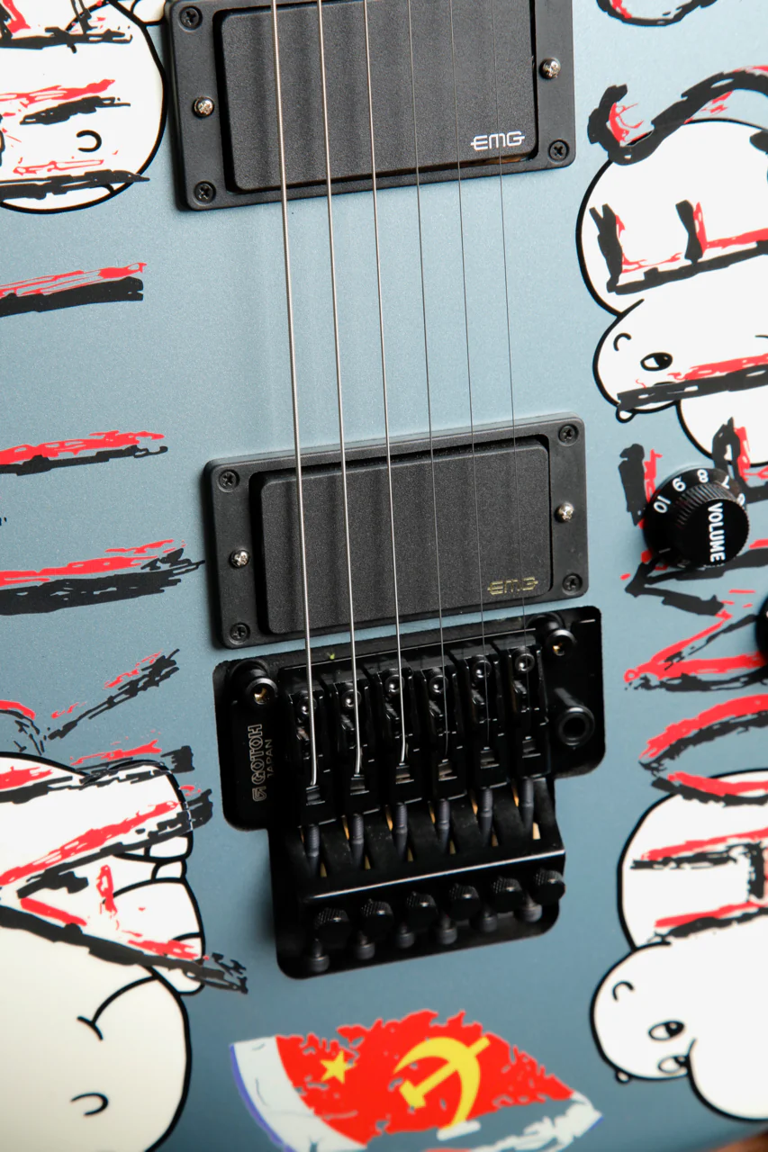 Fender Tom Morello Arm The Homeless Stratocaster Blue Ice Metallic - Image 6