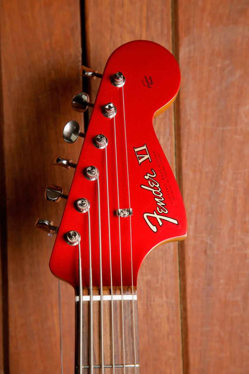 Fender Vintera III Early '60s Bass VI Candy Apple Red - Image 3