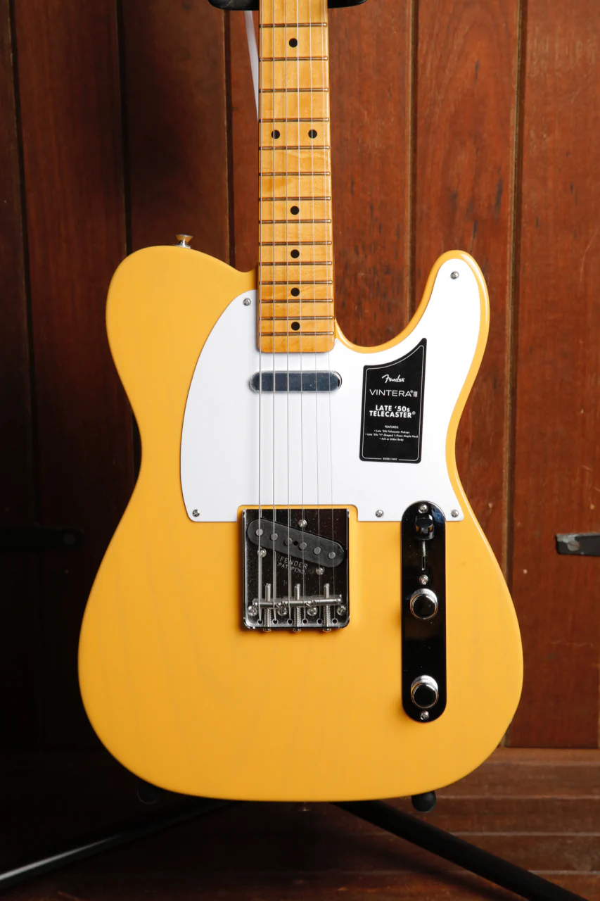 Fender Vintera III Late '50s Telecaster Butterscotch Blonde Electric Guitar