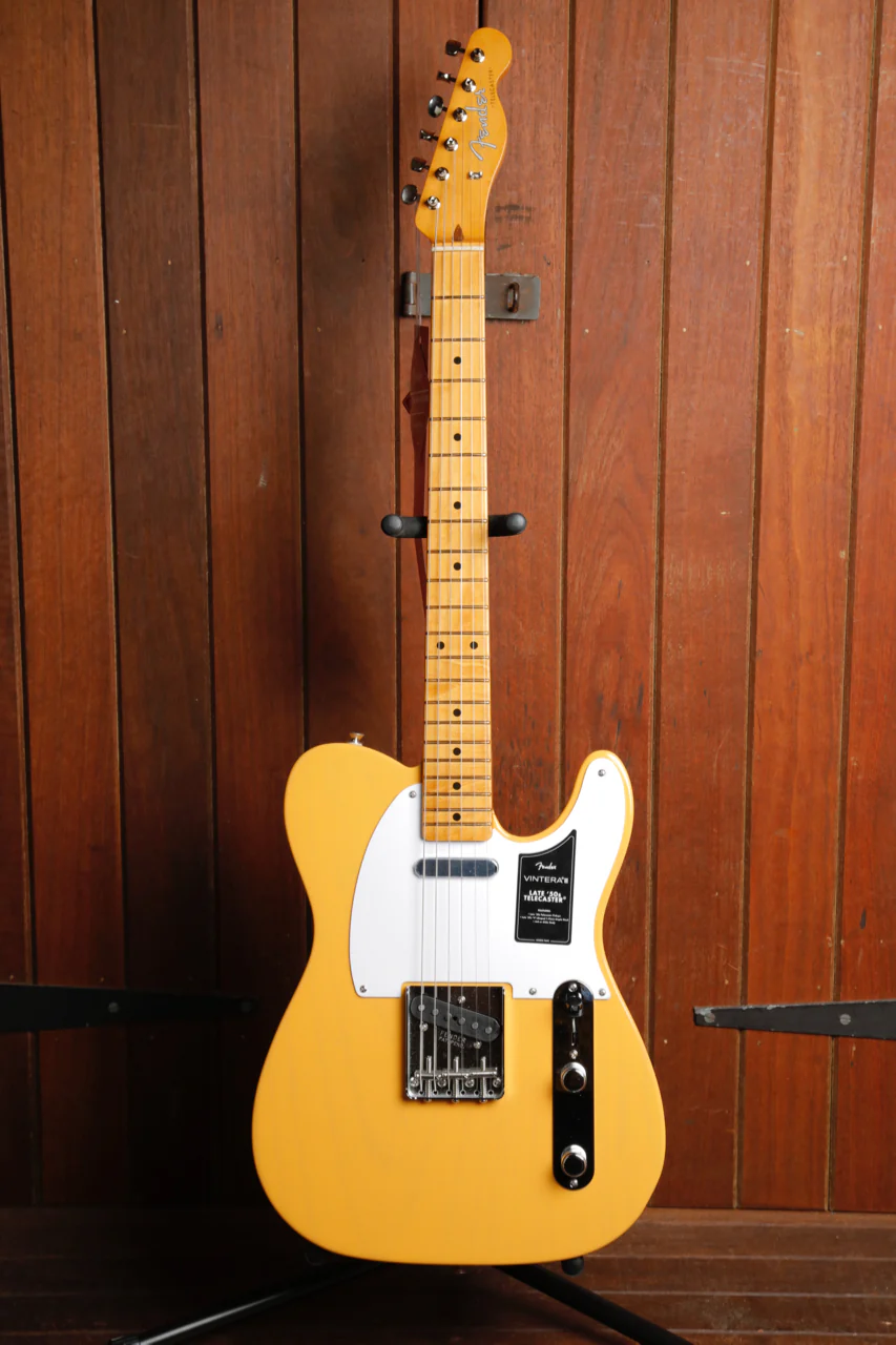 Fender Vintera III Late '50s Telecaster Butterscotch Blonde Electric Guitar - Image 2
