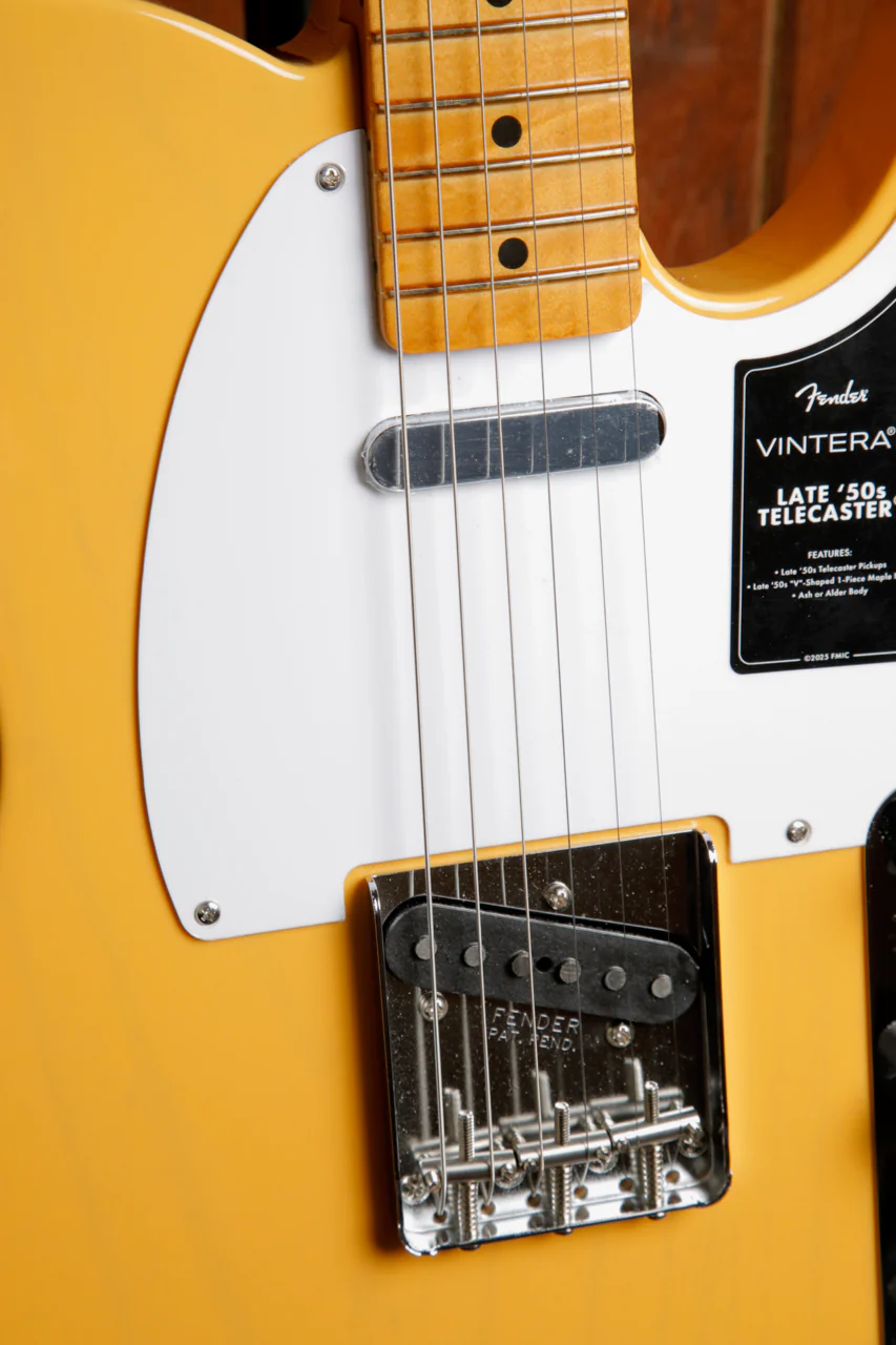 Fender Vintera III Late '50s Telecaster Butterscotch Blonde Electric Guitar - Image 5