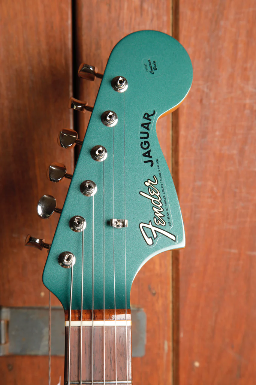 Fender Vintera III Mid '60s Jaguar Sherwood Green Metallic Electric Guitar - Image 3