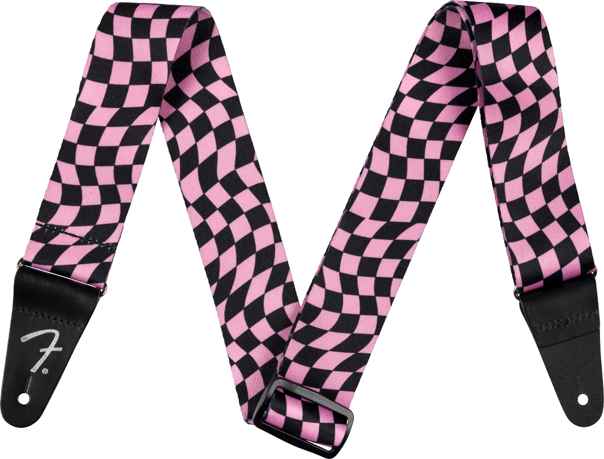 Fender Wavy Checkerboard Polyester Guitar Straps