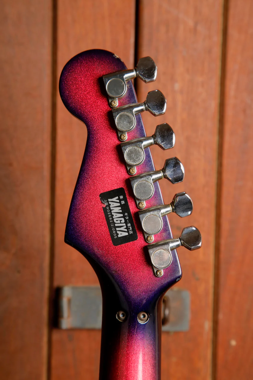 Fernandes FST-65 Purple Sparkle Burst Electric Guitar 1980s MIJ Pre-Owned - Image 13