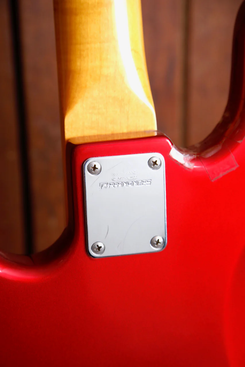 Fernandes J-Bass Candy Apple Red Pre-Owned - Image 12