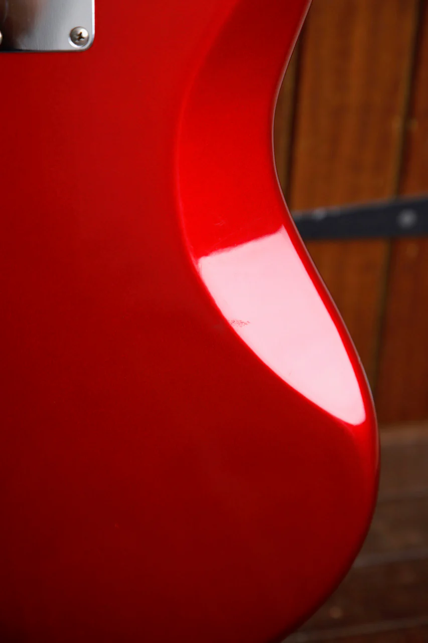 Fernandes J-Bass Candy Apple Red Pre-Owned - Image 14