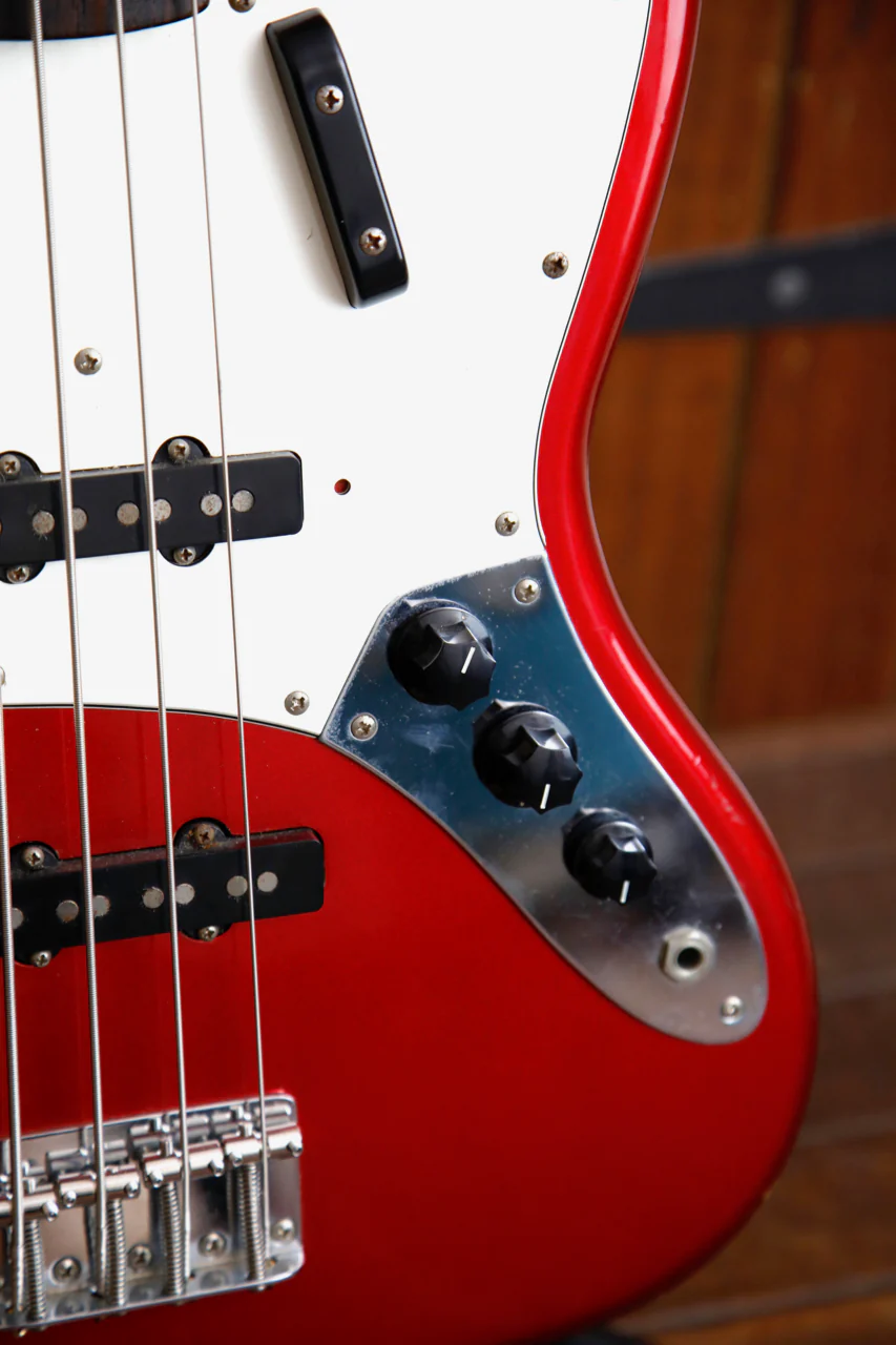 Fernandes J-Bass Candy Apple Red Pre-Owned - Image 6