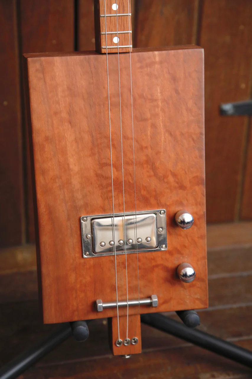 Fletch 3-String Cigar Box Guitar Made in Perth - Image 5