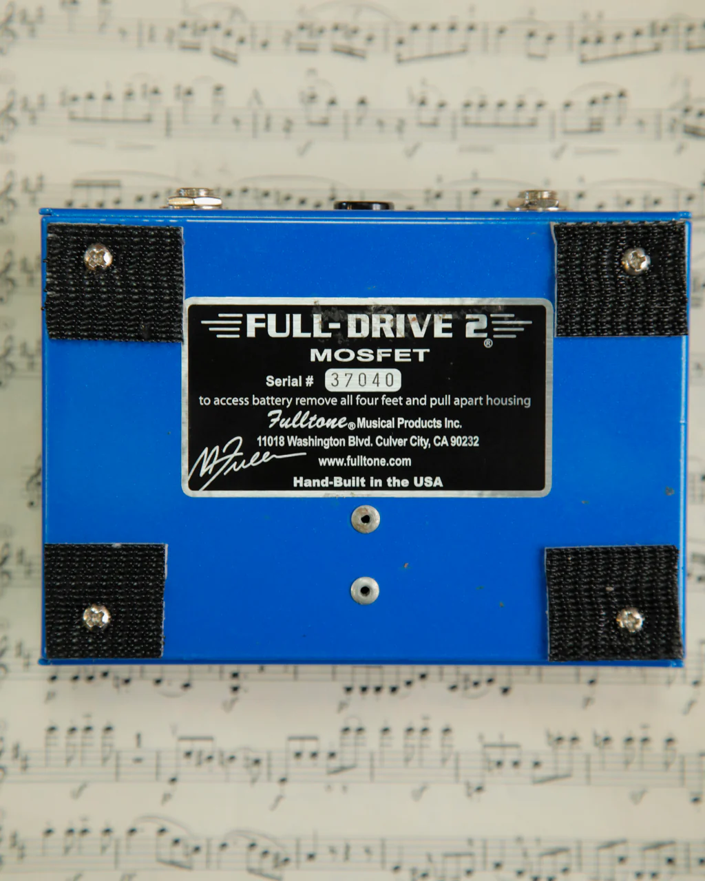 Fulltone Full-Drive 2 Mosfet Dual Channel Overdrive Pedal Pre-Owned - Image 2