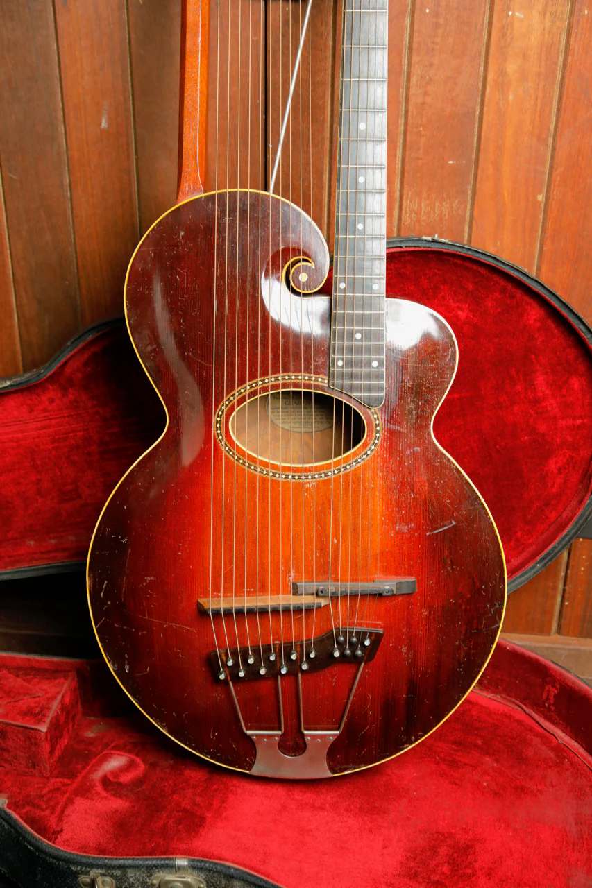 Gibson 1919 Harp Guitar "U" Style Acoustic Instrument Pre-Owned - Image 28