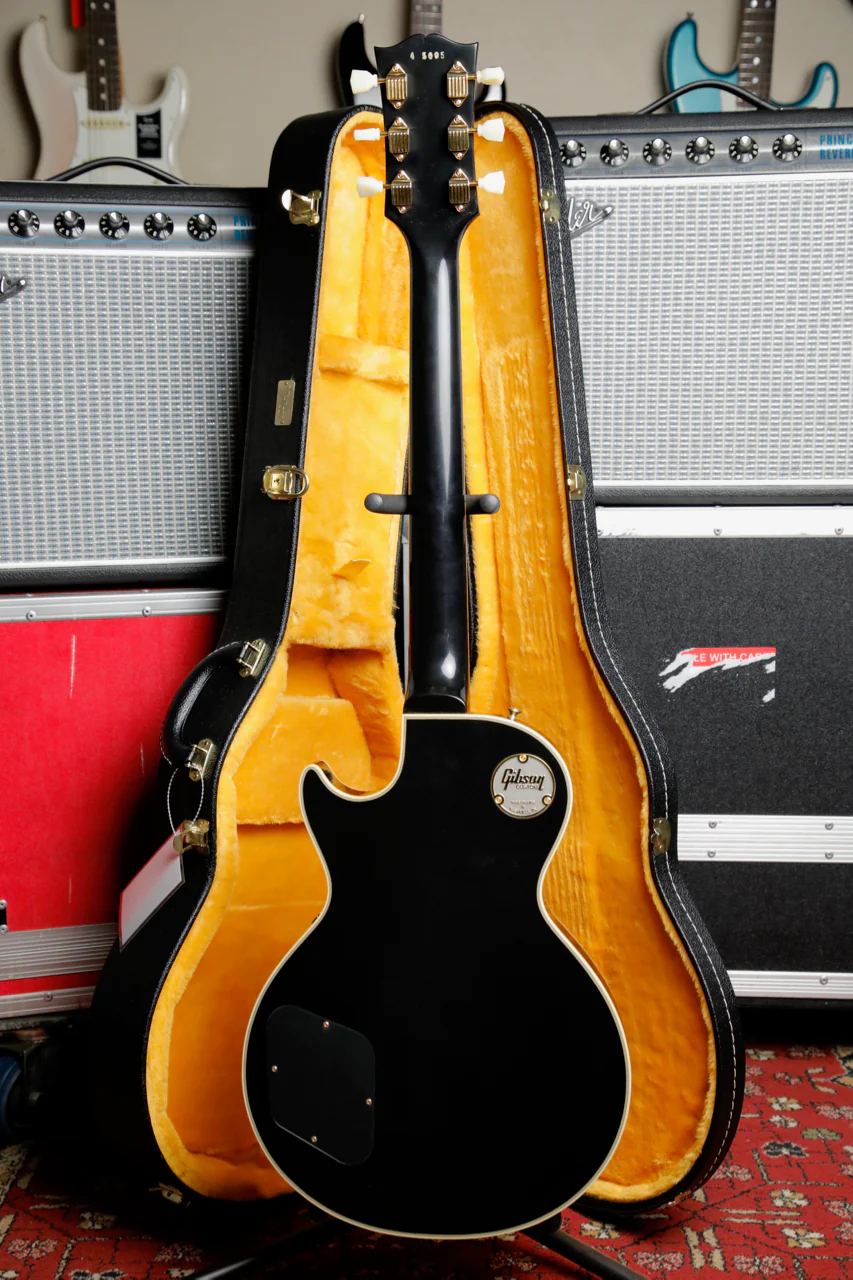 Gibson Custom 1954 Les Paul Custom Staple Pickup Reissue VOS Ebony - Image 12