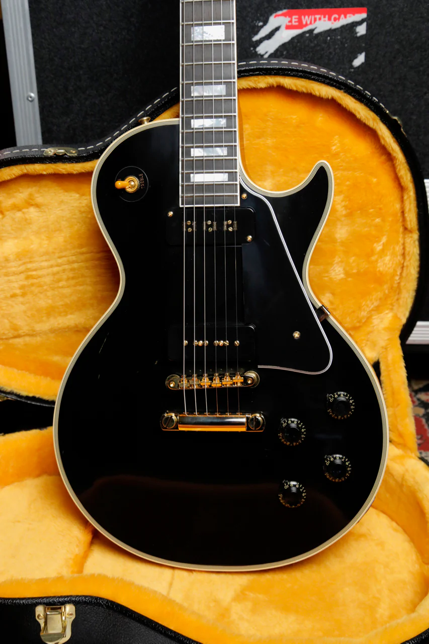 Gibson Custom 1954 Les Paul Custom Staple Pickup Reissue VOS Ebony - Image 17