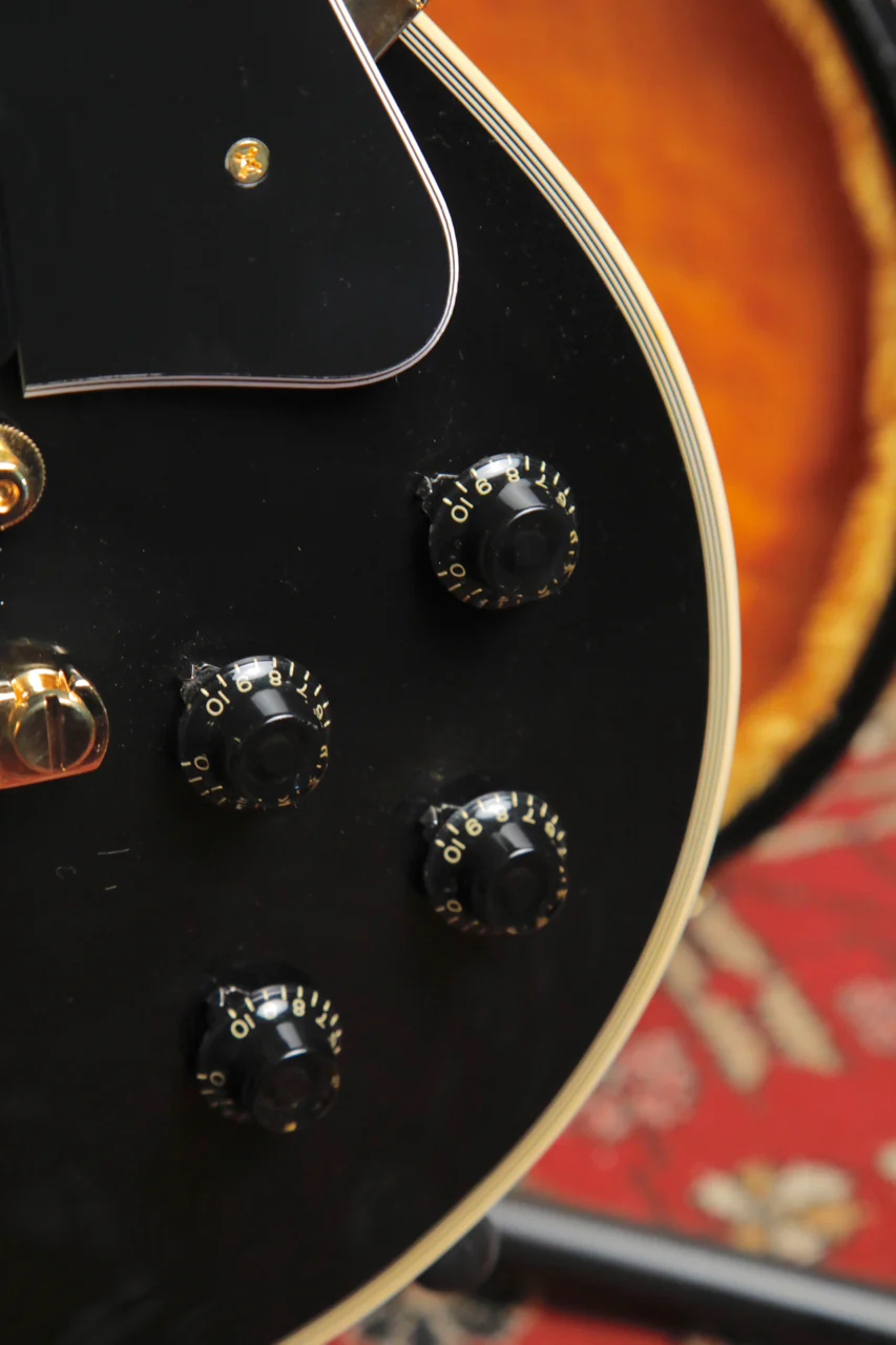 Gibson Custom 1954 Les Paul Custom Staple Pickup Reissue VOS Ebony - Image 8