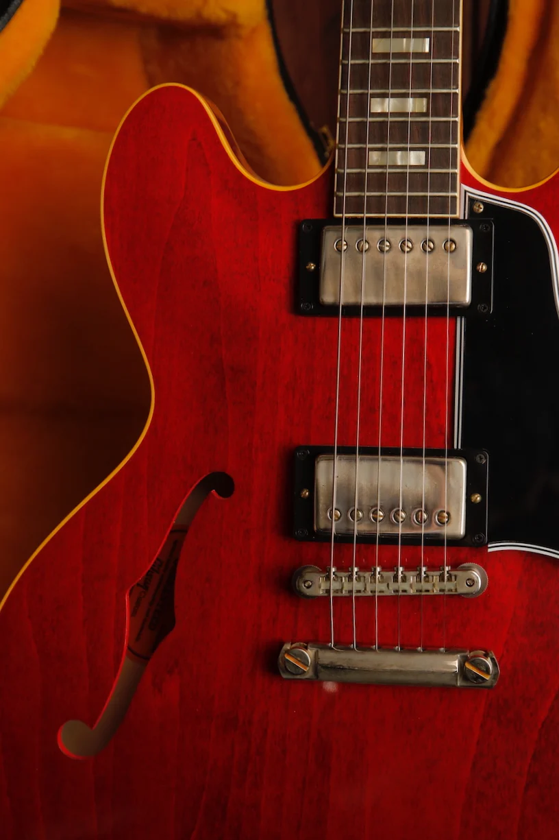 Gibson Custom 1964 ES-335 Reissue VOS Sixties Cherry Guitar - Image 3