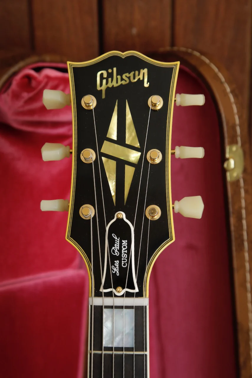 Gibson Custom Les Paul Custom 1957 Reissue 2-Pickup Ebony VOS - Image 6