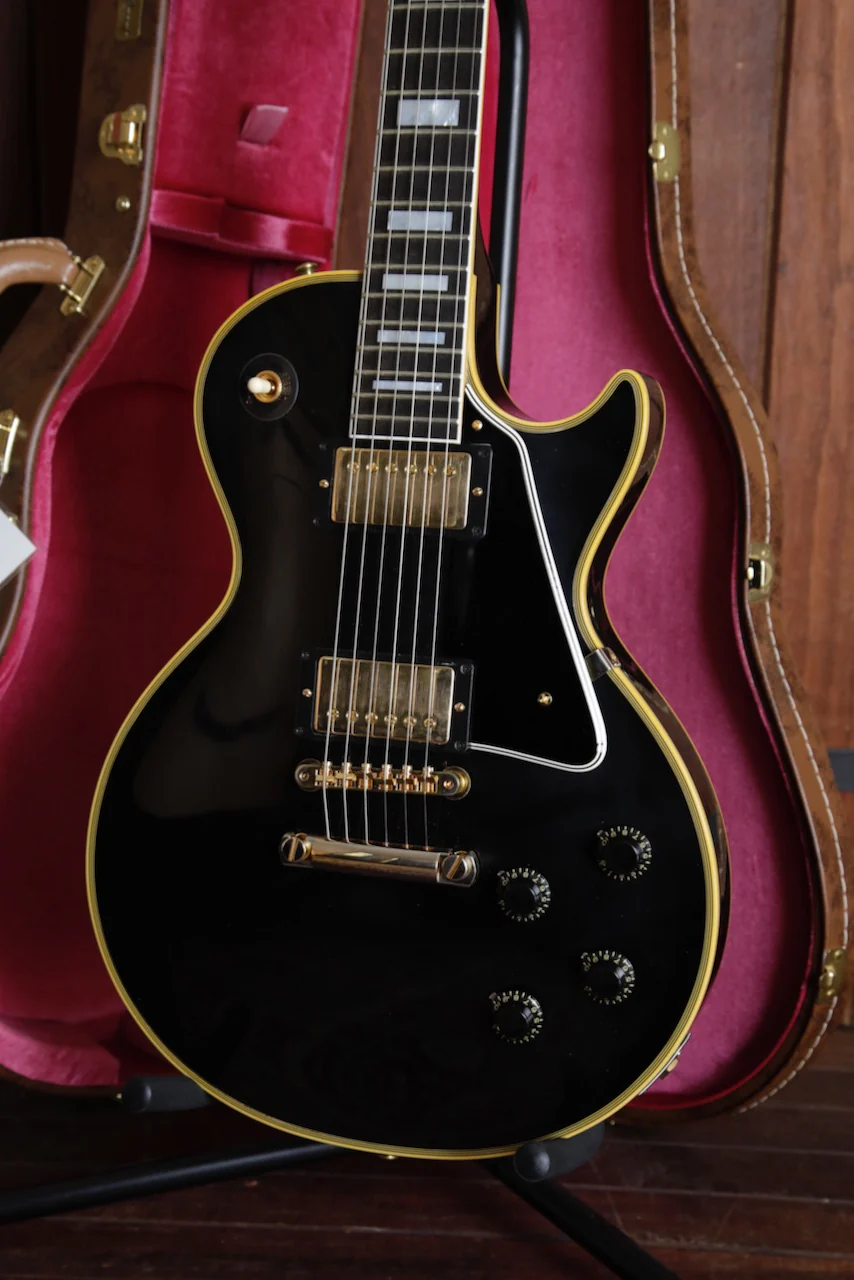 Gibson Custom Les Paul Custom 1957 Reissue 2-Pickup Ebony VOS - Image 8