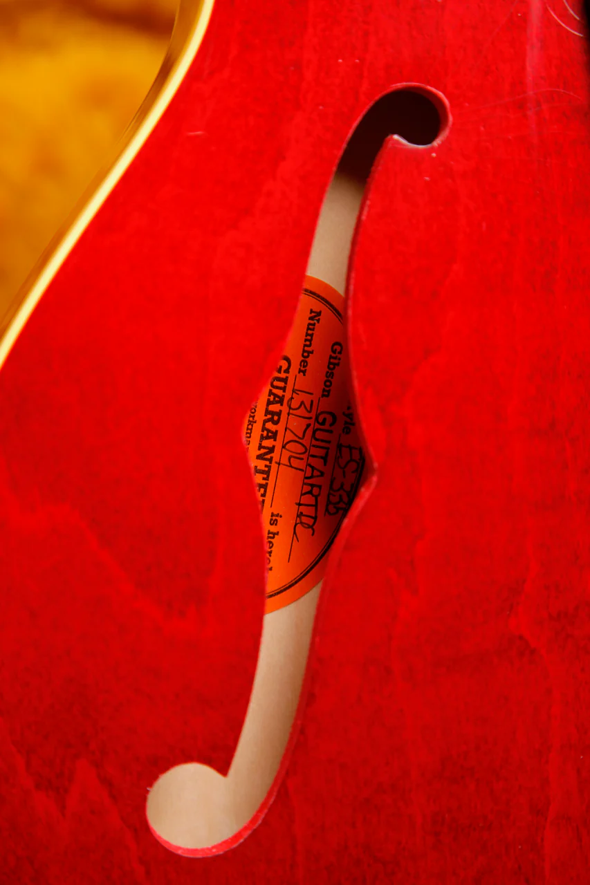 Gibson Custom Murphy Lab Ultra Light Aged 1961 ES-335 Sixties Cherry 2024 - Image 9