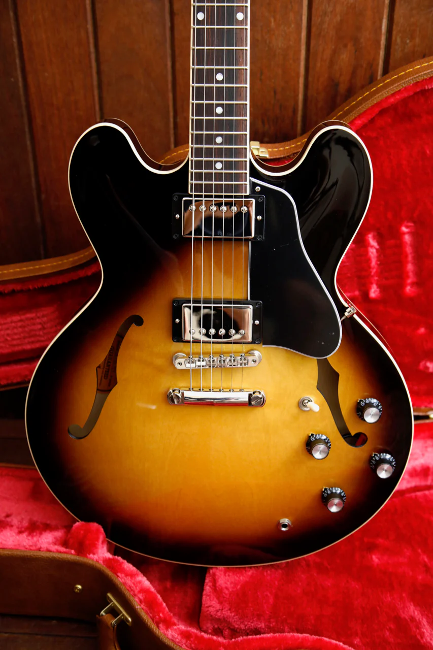 Gibson ES-335 Vintage Burst Semi-Hollow Electric Guitar - Image 15