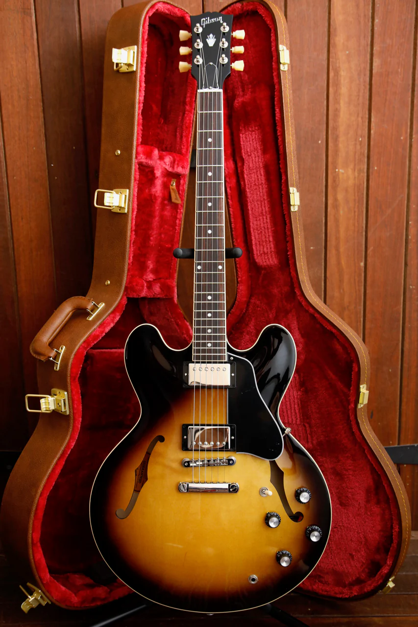 Gibson ES-335 Vintage Burst Semi-Hollow Electric Guitar - Image 2